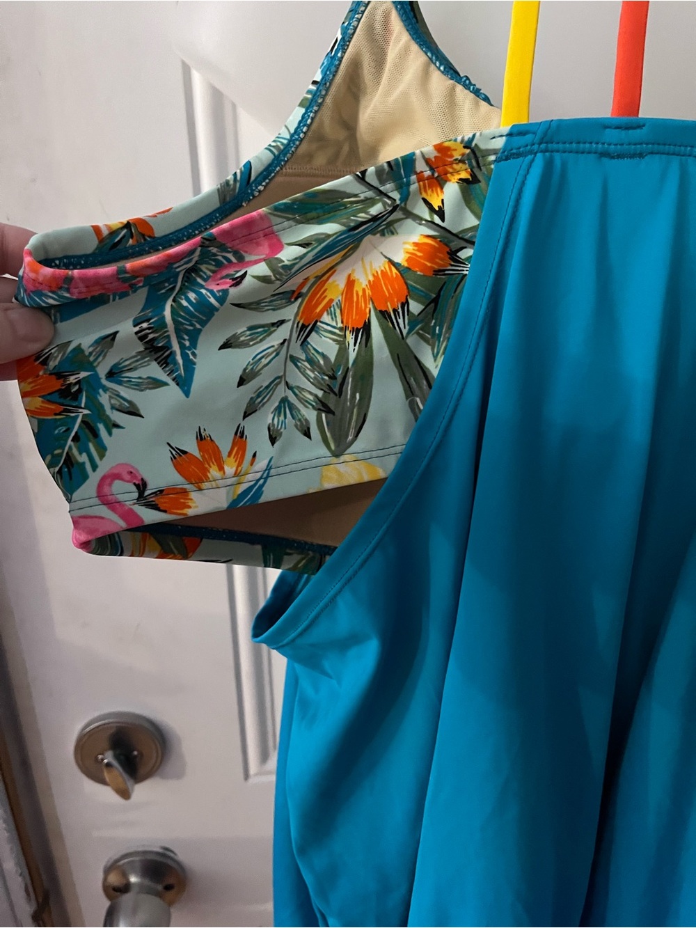 Cacique by Lane Bryant Tropical Floral Tankini - Picture 7 of 14